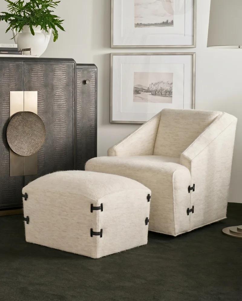 Vesta Swivel Chair — Theodore Alexander