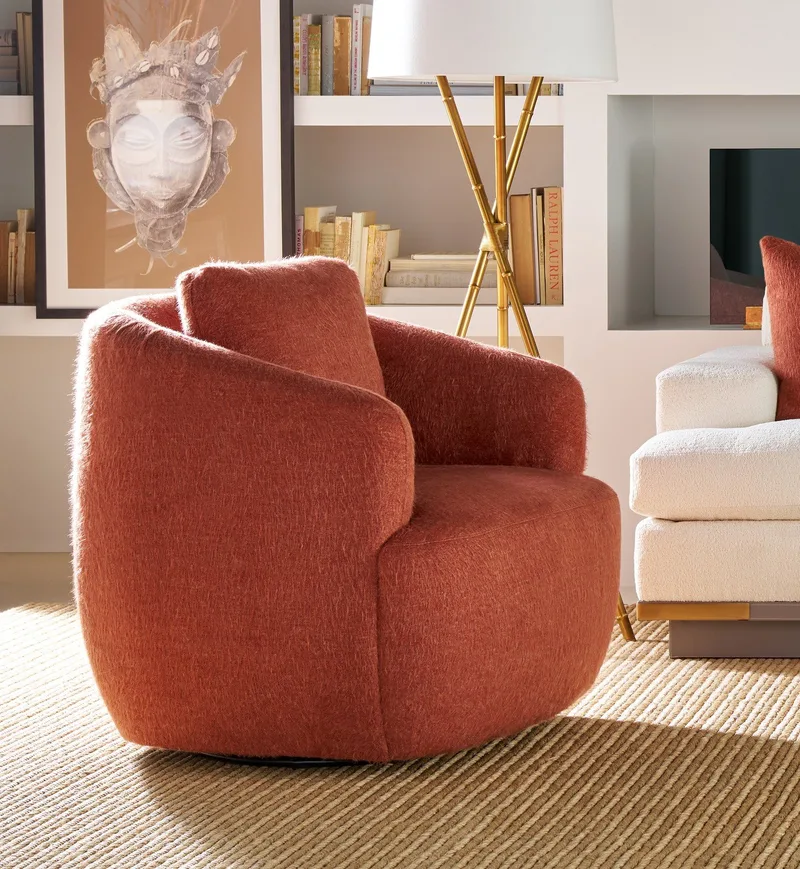 Zeno Swivel Chair — Theodore Alexander